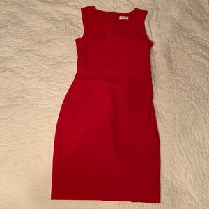Red Calvin Klein Dress
